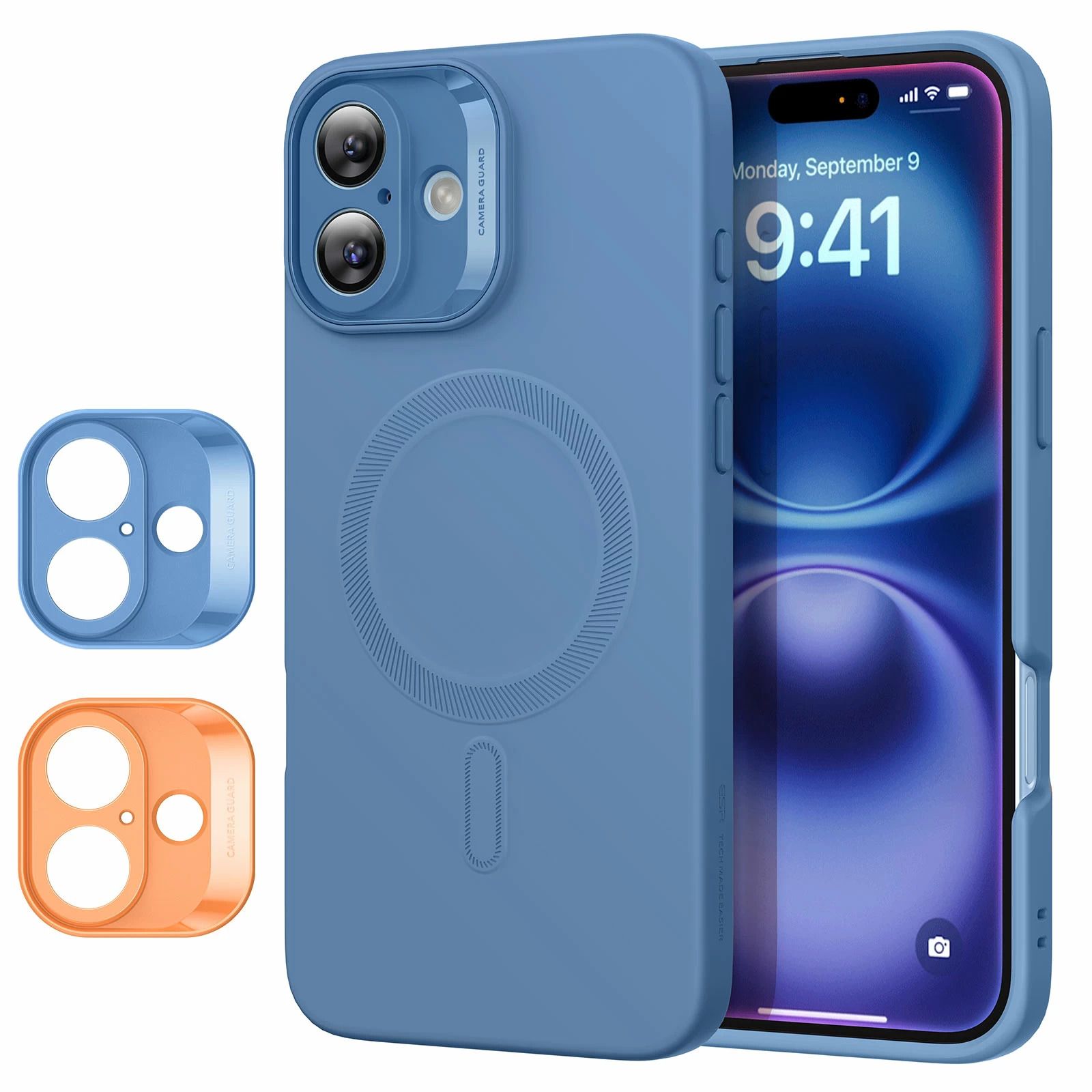 Θήκη ESR Cloud HaloLock MagSafe Light Blue iPhone 16 ΘΗΚΕΣ ESR Θήκη ESR Cloud HaloLock MagSafe Light Blue iPhone 16
