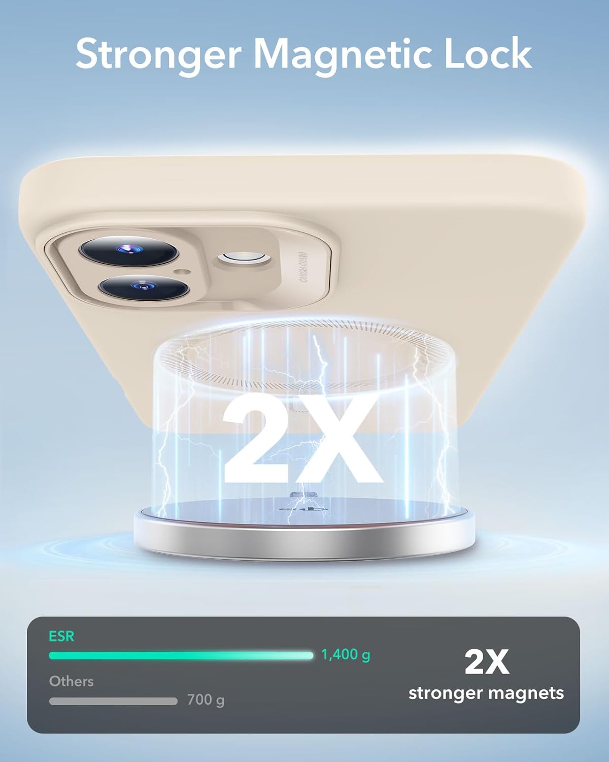 Θήκη ESR Cloud HaloLock MagSafe Light Blue iPhone 16 ΘΗΚΕΣ ESR Θήκη ESR Cloud HaloLock MagSafe Light Blue iPhone 16 - Image 3