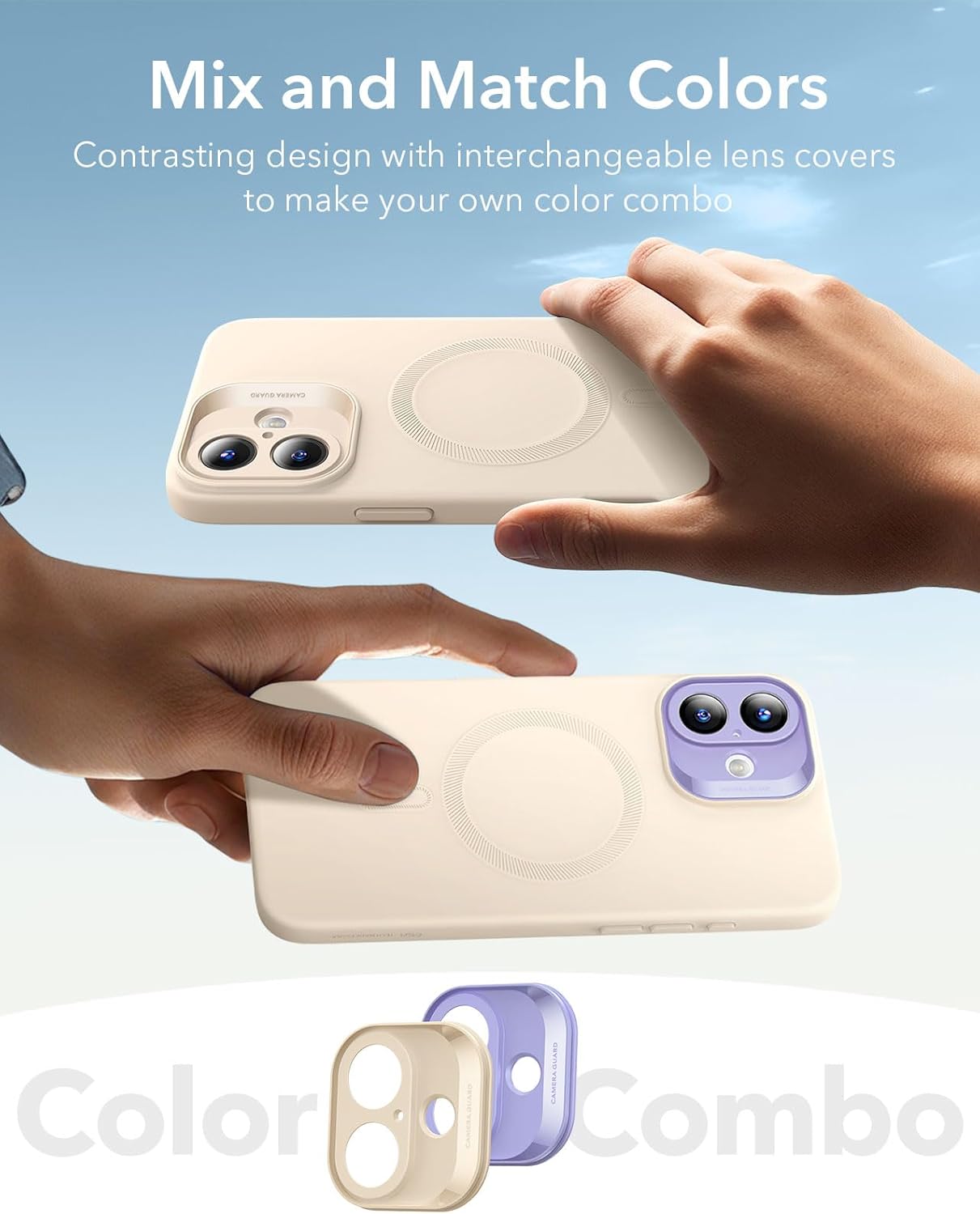 Θήκη ESR Cloud HaloLock MagSafe Light Blue iPhone 16 ΘΗΚΕΣ ESR Θήκη ESR Cloud HaloLock MagSafe Light Blue iPhone 16 - Image 4