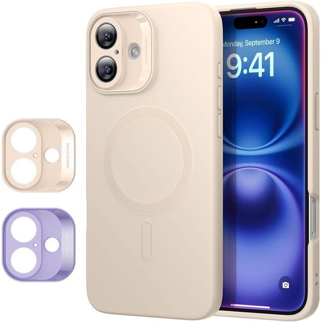 Θήκη ESR Cloud HaloLock MagSafe Light Tan iPhone 16 ΘΗΚΕΣ ESR Θήκη ESR Cloud HaloLock MagSafe Light Tan iPhone 16