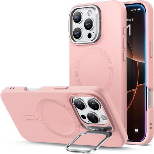 Θήκη ESR Cloud with Stash Stand HaloLock Magsafe Pink iPhone 16 Pro ΘΗΚΕΣ ESR Θήκη ESR Cloud with Stash Stand HaloLock Magsafe Pink iPhone 16 Pro
