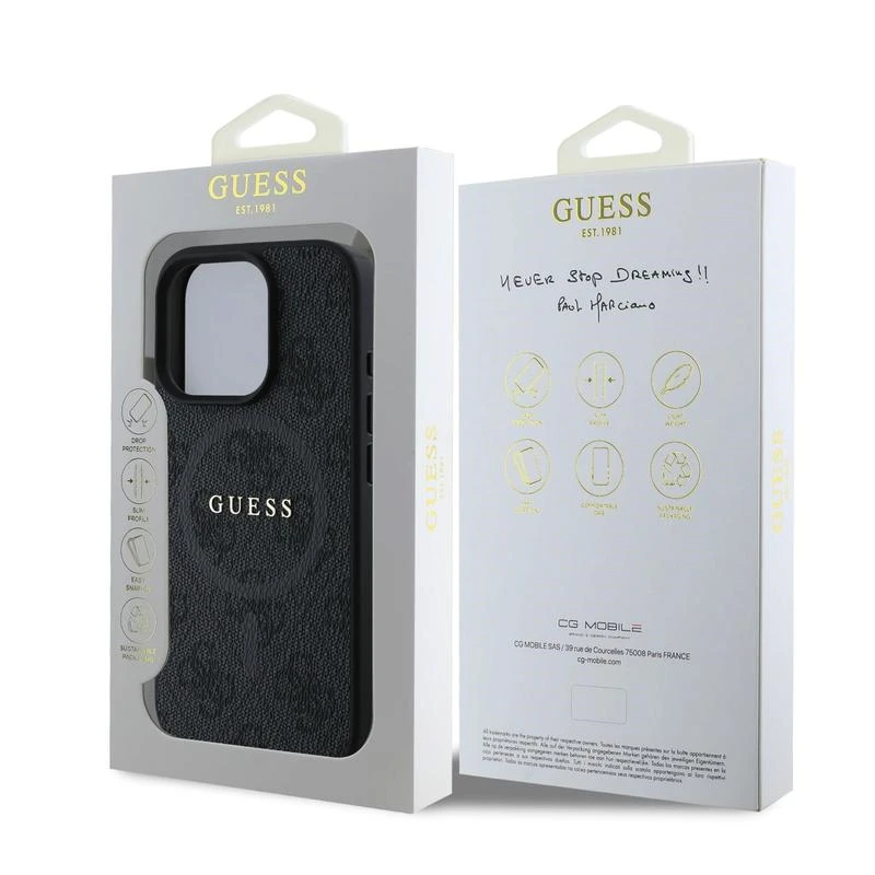 Θήκη Guess 4G Ring Classic Logo Magsafe Black iPhone 16 Pro Max ΘΗΚΕΣ Guess Θήκη Guess 4G Ring Classic Logo Magsafe Black iPhone 16 Pro Max - Image 4