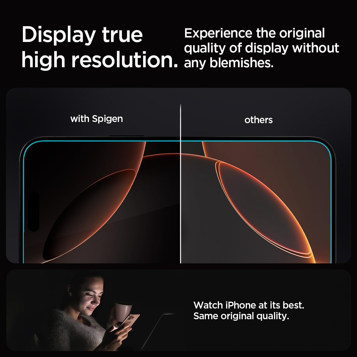 Spigen EZ Fit GLAS.tR Sensor Protected Tempered Glass iPhone 17 Pro Max/16 Pro Max (2-Pack) ΠΡΟΣΤΑΣΙΑ ΟΘΟΝΗΣ Spigen Spigen EZ Fit GLAS.tR Sensor Protected Tempered Glass iPhone 17 Pro Max/16 Pro Max (2-Pack) - Image 6