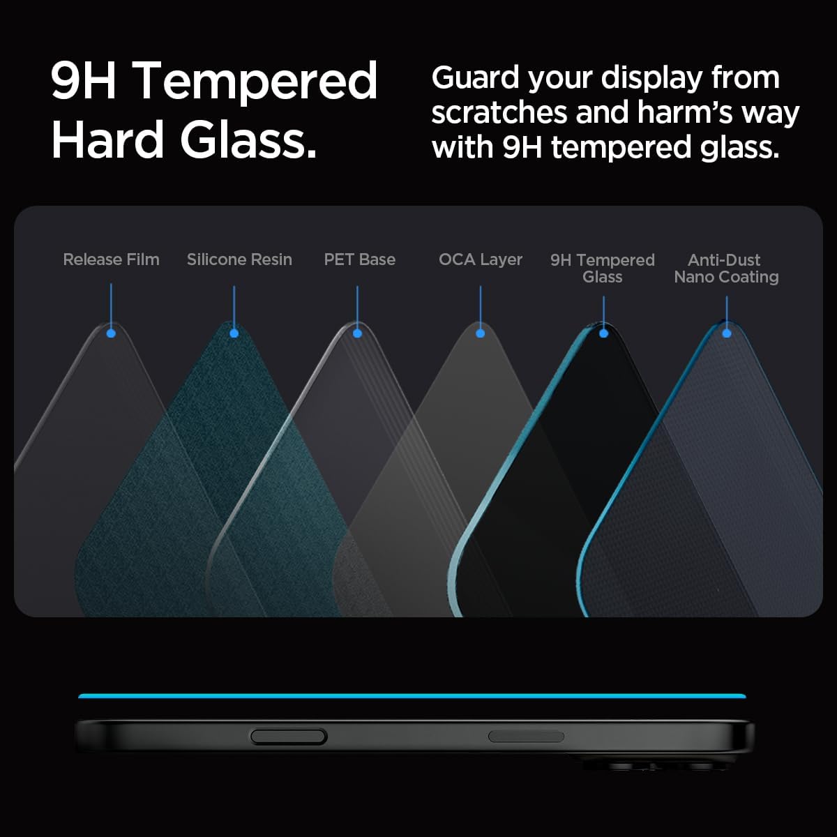 Spigen EZ Fit GLAS.tR Privacy Tempered Glass iPhone 15 Plus/16 Plus (2-Pack) ΠΡΟΣΤΑΣΙΑ ΟΘΟΝΗΣ Spigen Spigen EZ Fit GLAS.tR Privacy Tempered Glass iPhone 15 Plus/16 Plus (2-Pack) - Image 3