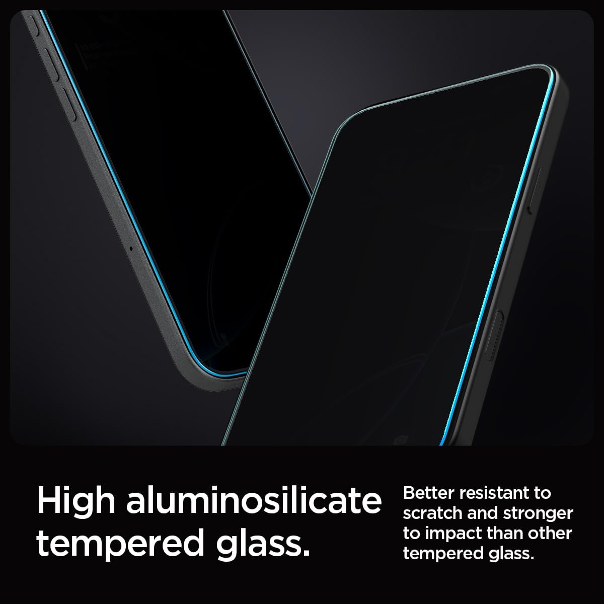 Spigen EZ Fit GLAS.tR Privacy Tempered Glass iPhone 15 Plus/16 Plus (2-Pack) ΠΡΟΣΤΑΣΙΑ ΟΘΟΝΗΣ Spigen Spigen EZ Fit GLAS.tR Privacy Tempered Glass iPhone 15 Plus/16 Plus (2-Pack) - Image 2