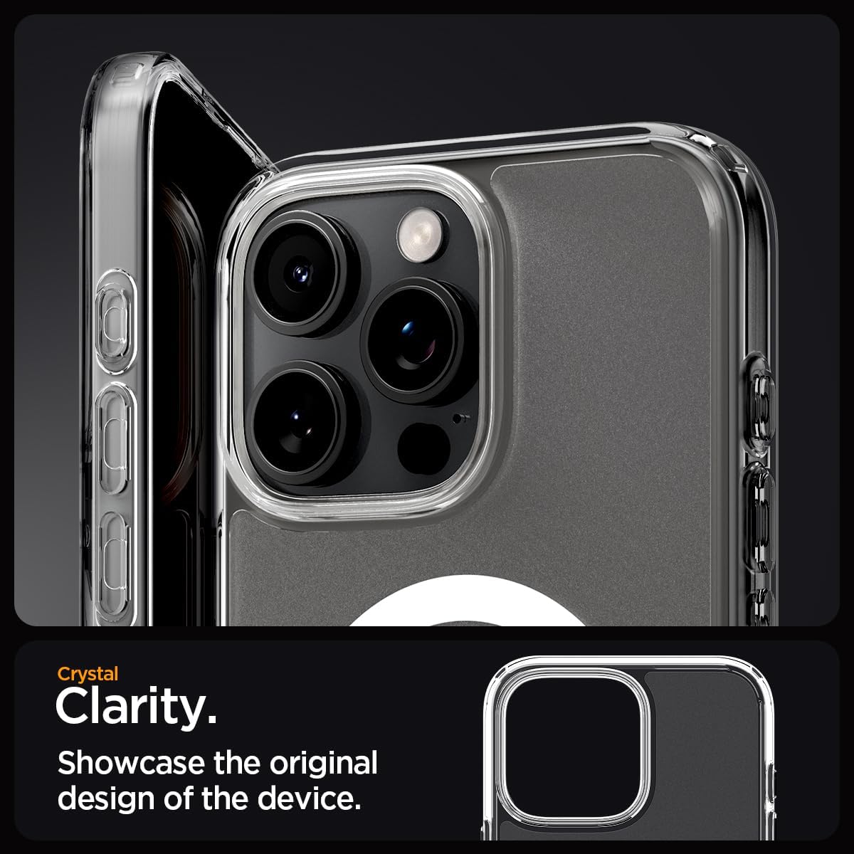 Θήκη Spigen Ultra Hybrid MagSafe Frosted Clear iPhone 16 Pro Max ΘΗΚΕΣ Spigen Θήκη Spigen Ultra Hybrid MagSafe Frosted Clear iPhone 16 Pro Max - Image 7