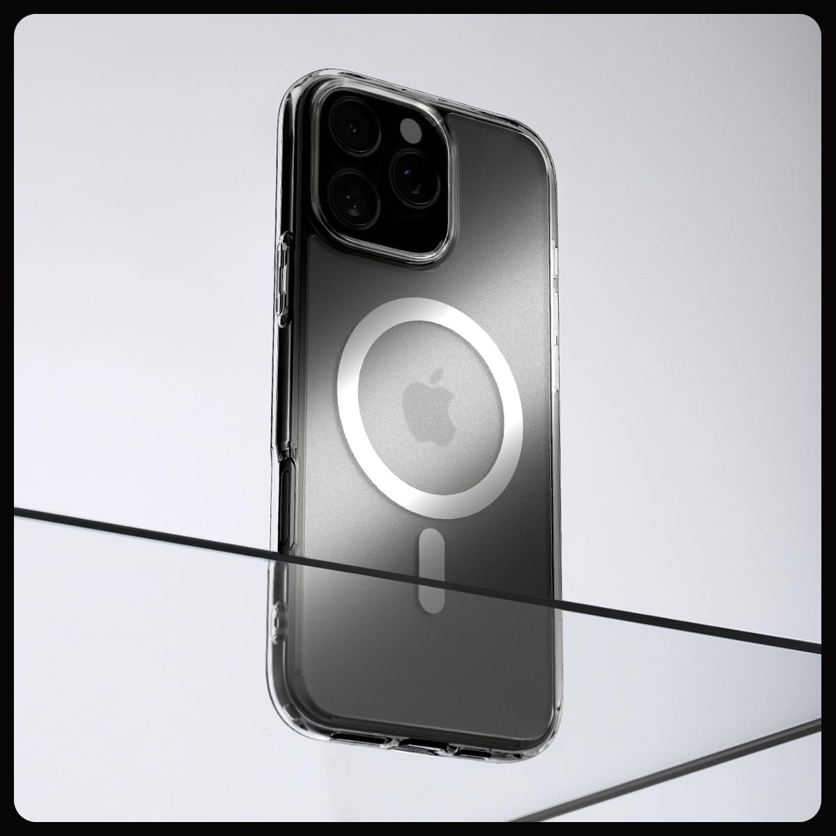 Θήκη Spigen Ultra Hybrid MagSafe Frosted Clear iPhone 16 Pro Max ΘΗΚΕΣ Spigen Θήκη Spigen Ultra Hybrid MagSafe Frosted Clear iPhone 16 Pro Max - Image 2