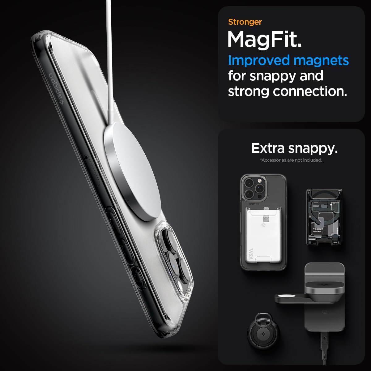 Θήκη Spigen Ultra Hybrid MagSafe Frosted Clear iPhone 16 Pro Max ΘΗΚΕΣ Spigen Θήκη Spigen Ultra Hybrid MagSafe Frosted Clear iPhone 16 Pro Max - Image 4