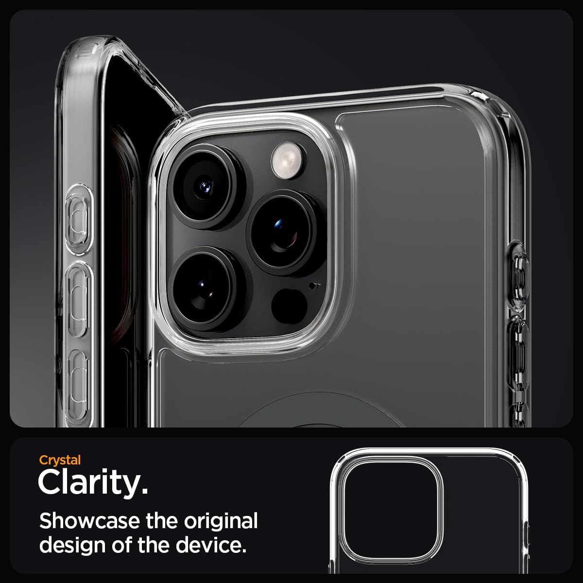 Θήκη Spigen Ultra Hybrid MagSafe Graphite iPhone 16 Pro Max ΘΗΚΕΣ Spigen Θήκη Spigen Ultra Hybrid MagSafe Graphite iPhone 16 Pro Max - Image 3
