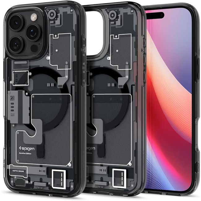 Θήκη Spigen Ultra Hybrid MagSafe Zero One Black iPhone 16 Pro Max ΘΗΚΕΣ Spigen Θήκη Spigen Ultra Hybrid MagSafe Zero One Black iPhone 16 Pro Max
