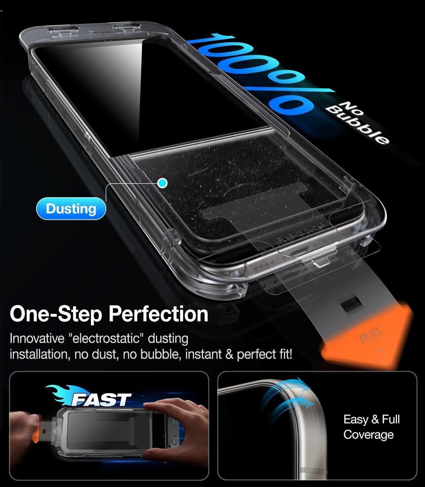 Torras Install Master GlassGo Full Cover Privacy Tempered Glass iPhone 16 Pro Max ΠΡΟΣΤΑΣΙΑ ΟΘΟΝΗΣ TORRAS Torras Install Master GlassGo Full Cover Privacy Tempered Glass iPhone 16 Pro Max - Image 6