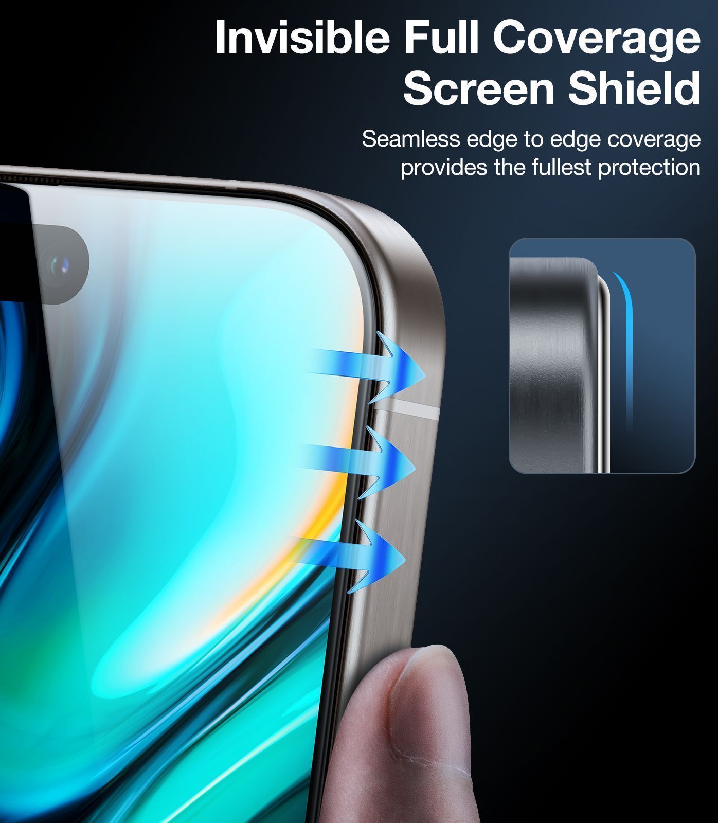Torras Install Master GlassGo Full Cover Privacy Tempered Glass iPhone 16 Pro Max ΠΡΟΣΤΑΣΙΑ ΟΘΟΝΗΣ TORRAS Torras Install Master GlassGo Full Cover Privacy Tempered Glass iPhone 16 Pro Max - Image 7