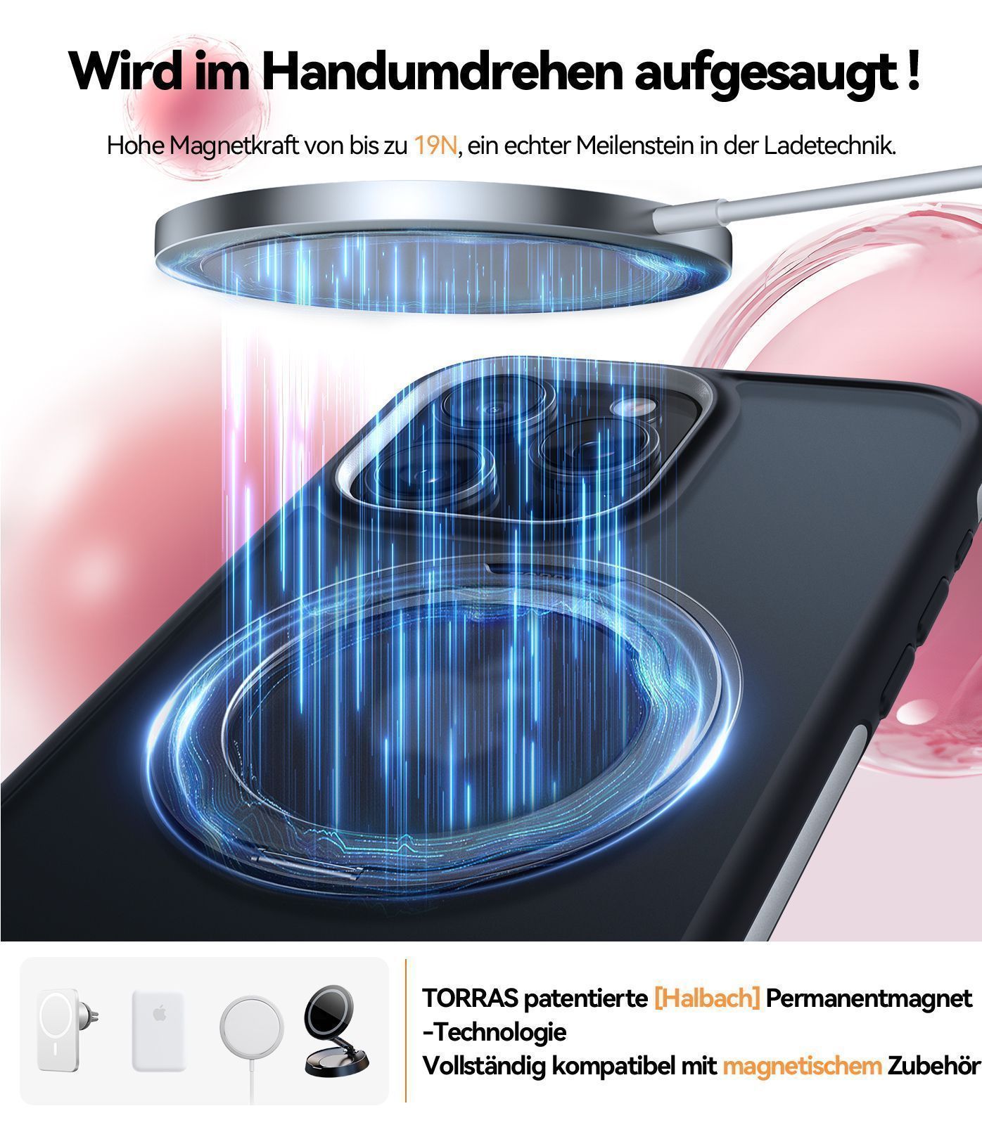 Θήκη Torras Ostand R Fusion MagSafe Kickstand Black iPhone 16 Pro ΘΗΚΕΣ TORRAS Θήκη Torras Ostand R Fusion MagSafe Kickstand Black iPhone 16 Pro - Image 3