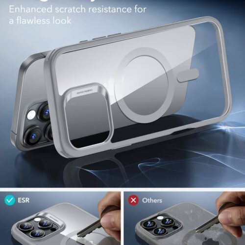 Alternative view of Θήκη ESR Classic Hybrid HaloLock MagSafe Clear Grey iPhone 16 Pro