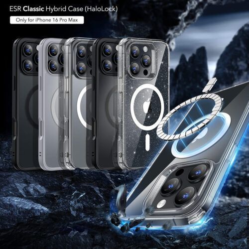 Alternative view of Θήκη ESR Classic Hybrid HaloLock MagSafe Clear Shimmer iPhone 16 Pro