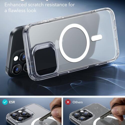 Alternative view of Θήκη ESR Classic Hybrid HaloLock MagSafe Frosted Clear iPhone 16 Pro