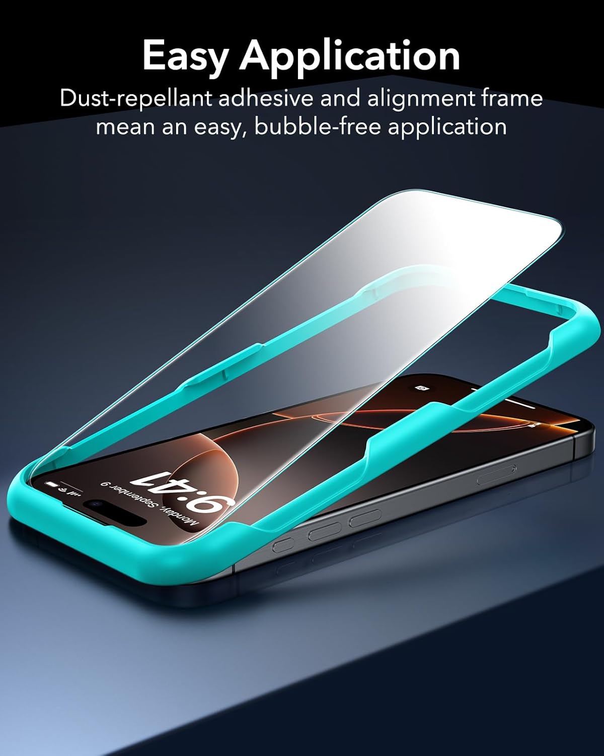 ESR Classic Tempered Glass iPhone 17/16 Pro (3-Pack) ΠΡΟΣΤΑΣΙΑ ΟΘΟΝΗΣ ESR ESR Classic Tempered Glass iPhone 17/16 Pro (3-Pack) - Image 2