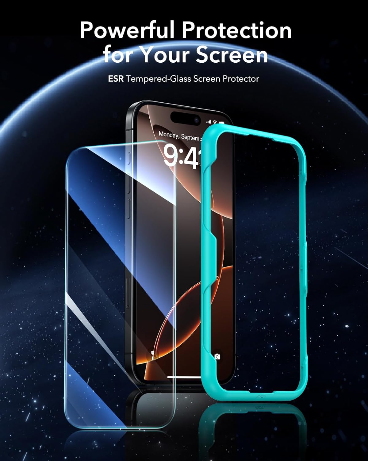 ESR Classic Tempered Glass iPhone 17/16 Pro (3-Pack) ΠΡΟΣΤΑΣΙΑ ΟΘΟΝΗΣ ESR ESR Classic Tempered Glass iPhone 17/16 Pro (3-Pack) - Image 3