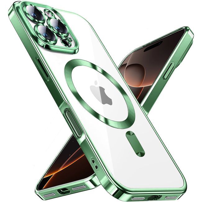 Θήκη Orso Magsafe Camera Protection Bare Look Green iPhone 16 Pro Max ΘΗΚΕΣ Orso Θήκη Orso Magsafe Camera Protection Bare Look Green iPhone 16 Pro Max