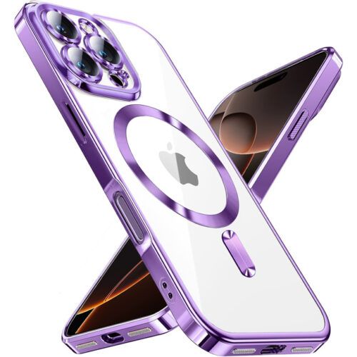 Θήκη Orso Magsafe Camera Protection Bare Look Dark Purple iPhone 16 Pro