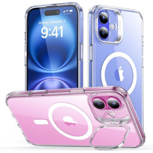 Θήκη ESR Classic Hybrid with Stash Stand HaloLock MagSafe Clear iPhone 16 ΘΗΚΕΣ ESR Θήκη ESR Classic Hybrid with Stash Stand HaloLock MagSafe Clear iPhone 16