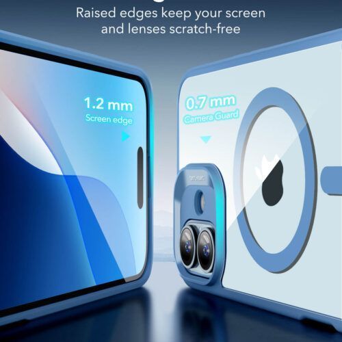 Alternative view of Θήκη ESR Classic Hybrid HaloLock MagSafe Clear Blue iPhone 16