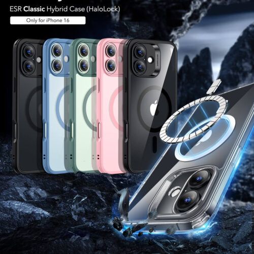 Alternative view of Θήκη ESR Classic Hybrid HaloLock MagSafe Clear iPhone 16 Plus