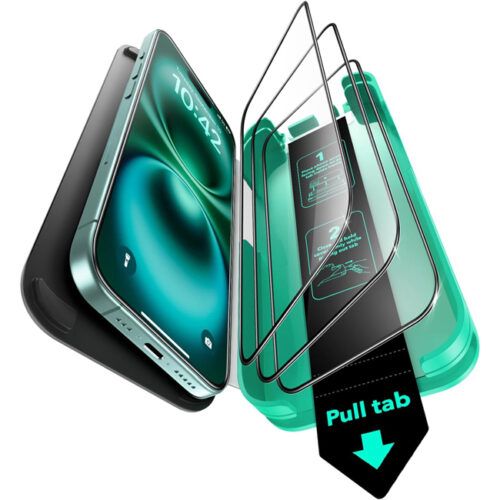 ESR Armorite Ultra-Tough Tempered Glass iPhone 16 (3-Pack With Easy Installation Tray) ΠΡΟΣΤΑΣΙΑ ΟΘΟΝΗΣ ESR ESR Armorite Ultra-Tough Tempered Glass iPhone 16 (3-Pack With Easy Installation Tray)