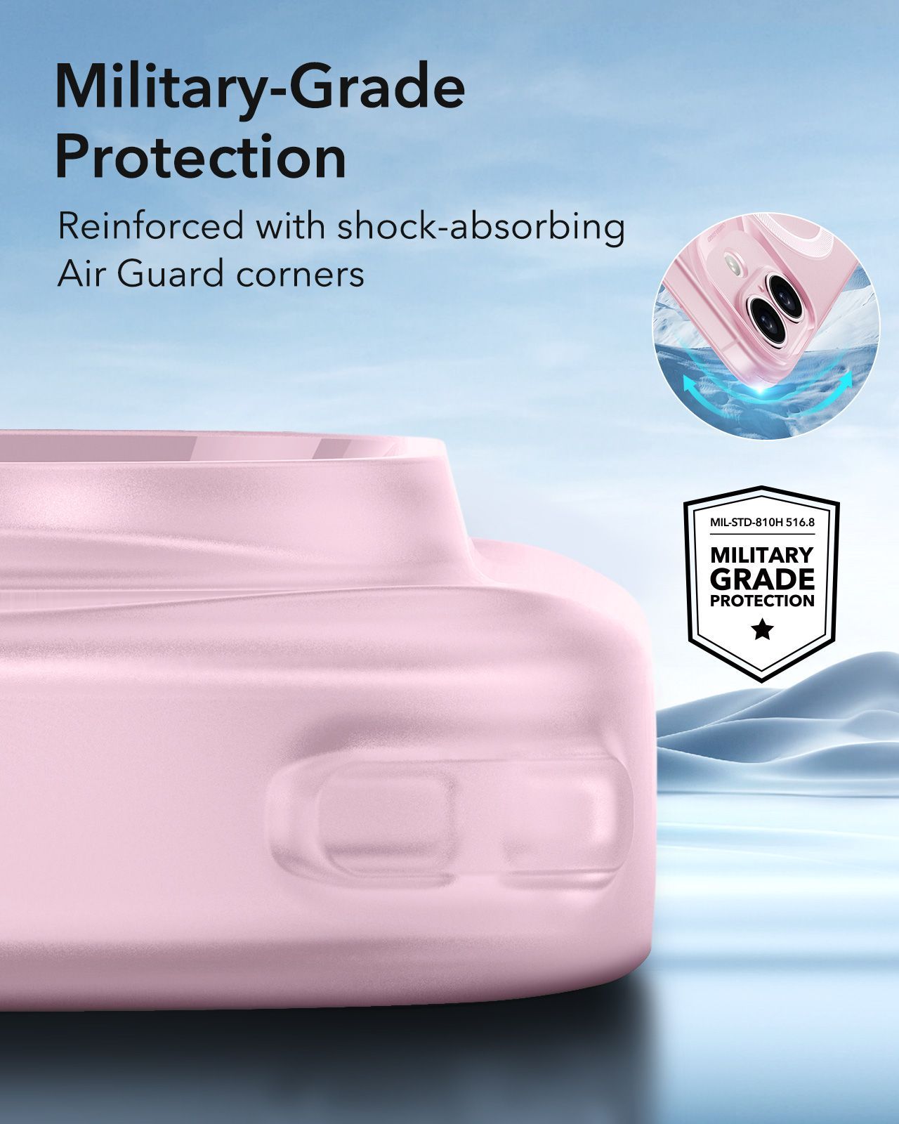 Θήκη ESR Zero HaloLock MagSafe Frosted Pink iPhone 16 ΘΗΚΕΣ ESR Θήκη ESR Zero HaloLock MagSafe Frosted Pink iPhone 16 - Image 7