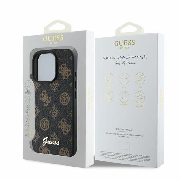 Θήκη Guess Peony Script Magsafe Black iPhone 16 Pro ΘΗΚΕΣ Guess Θήκη Guess Peony Script Magsafe Black iPhone 16 Pro - Image 2