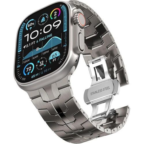 OrsoBand Metal TitanForce Bracelet Titanium Grey Watch 38/40/41/42mm Series 10 2024 APPLE WATCH Orso OrsoBand Metal TitanForce Bracelet Titanium Grey Watch 38/40/41/42mm Series 10 2024