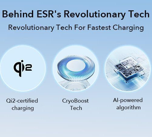Alternative view of ESR MagSafe Qi2 Cryoboost Car Charger 15W Black (2B5180161)