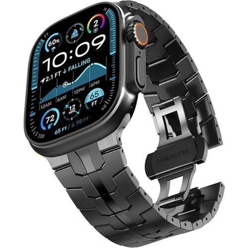 OrsoBand Metal TitanForce Bracelet Black Apple Watch 38/40/41/42mm Series 10 2024 APPLE WATCH Orso OrsoBand Metal TitanForce Bracelet Black Apple Watch 38/40/41/42mm Series 10 2024