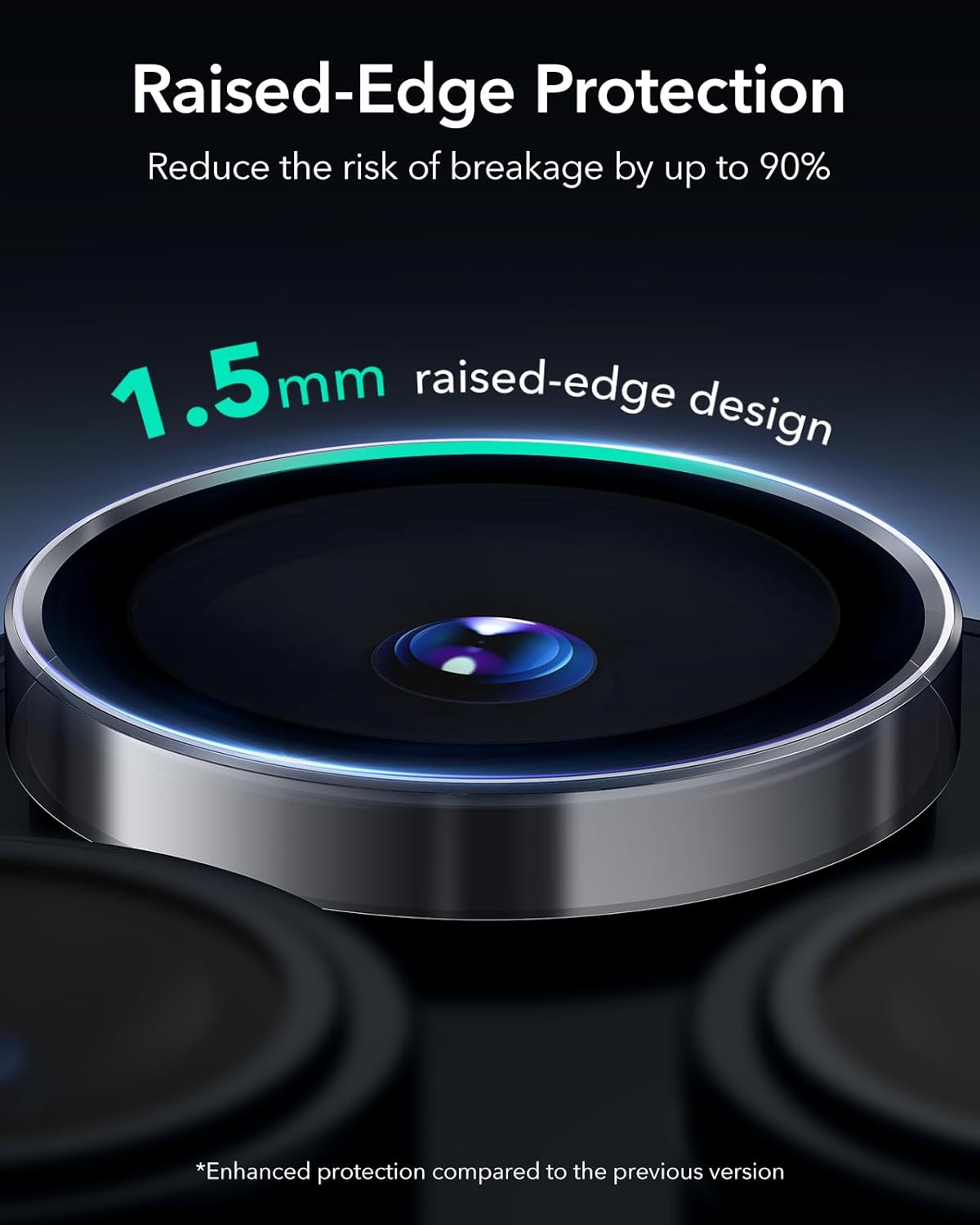 ESR Armorite Tempered Glass Camera Lens Clear iPhone 16 Pro/16 Pro Max ΠΡΟΣΤΑΣΙΑ ΟΘΟΝΗΣ ESR ESR Armorite Tempered Glass Camera Lens Clear iPhone 16 Pro/16 Pro Max - Image 2