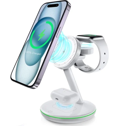 Siipro MagSafe Wireless Charging Dock 3in1 White (SW-41W)