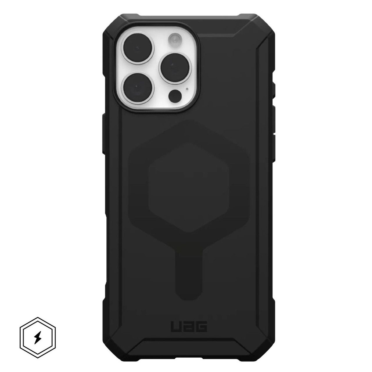 Θήκη UAG Essential Armor Magsafe Black iPhone 16 Pro Max ΘΗΚΕΣ uag Θήκη UAG Essential Armor Magsafe Black iPhone 16 Pro Max - Image 5