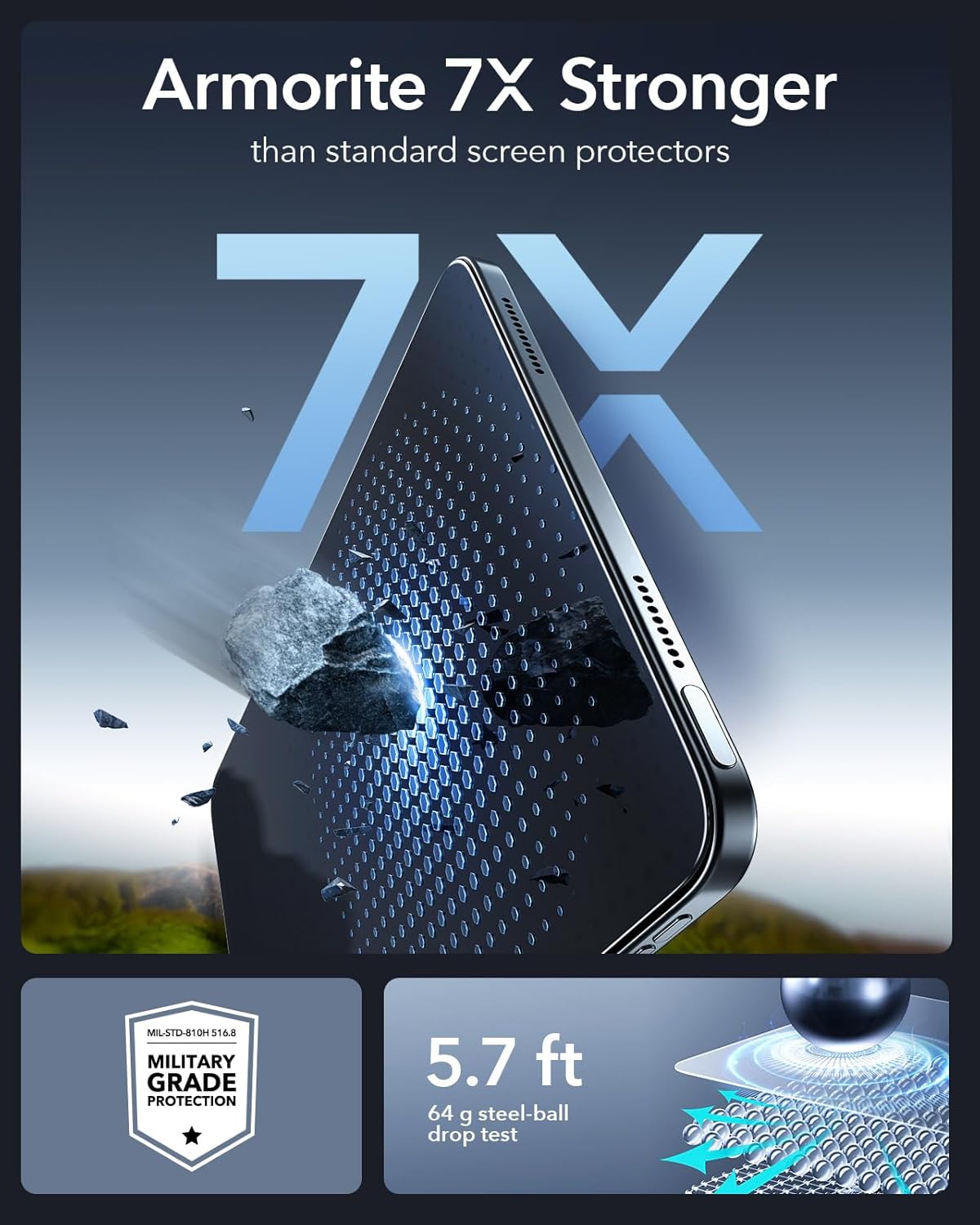 ESR Armorite Ultra-Tough Tempered Glass iPad 10th/11th (2-Pack With Easy Installation Tray) ΠΡΟΣΤΑΣΙΑ ΟΘΟΝΗΣ ESR ESR Armorite Ultra-Tough Tempered Glass iPad 10th/11th (2-Pack With Easy Installation Tray) - Image 4