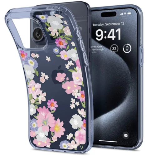 Θήκη Spigen Liquid Crystal Blossom Clear iPhone 15 Pro