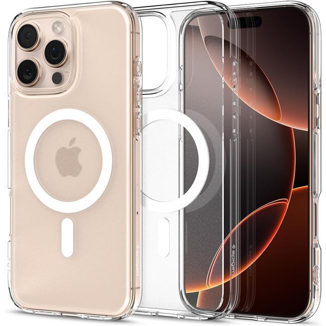 Θήκη Spigen Ultra Hybrid MagSafe Frosted Clear iPhone 16 Pro Max ΘΗΚΕΣ Spigen Θήκη Spigen Ultra Hybrid MagSafe Frosted Clear iPhone 16 Pro Max