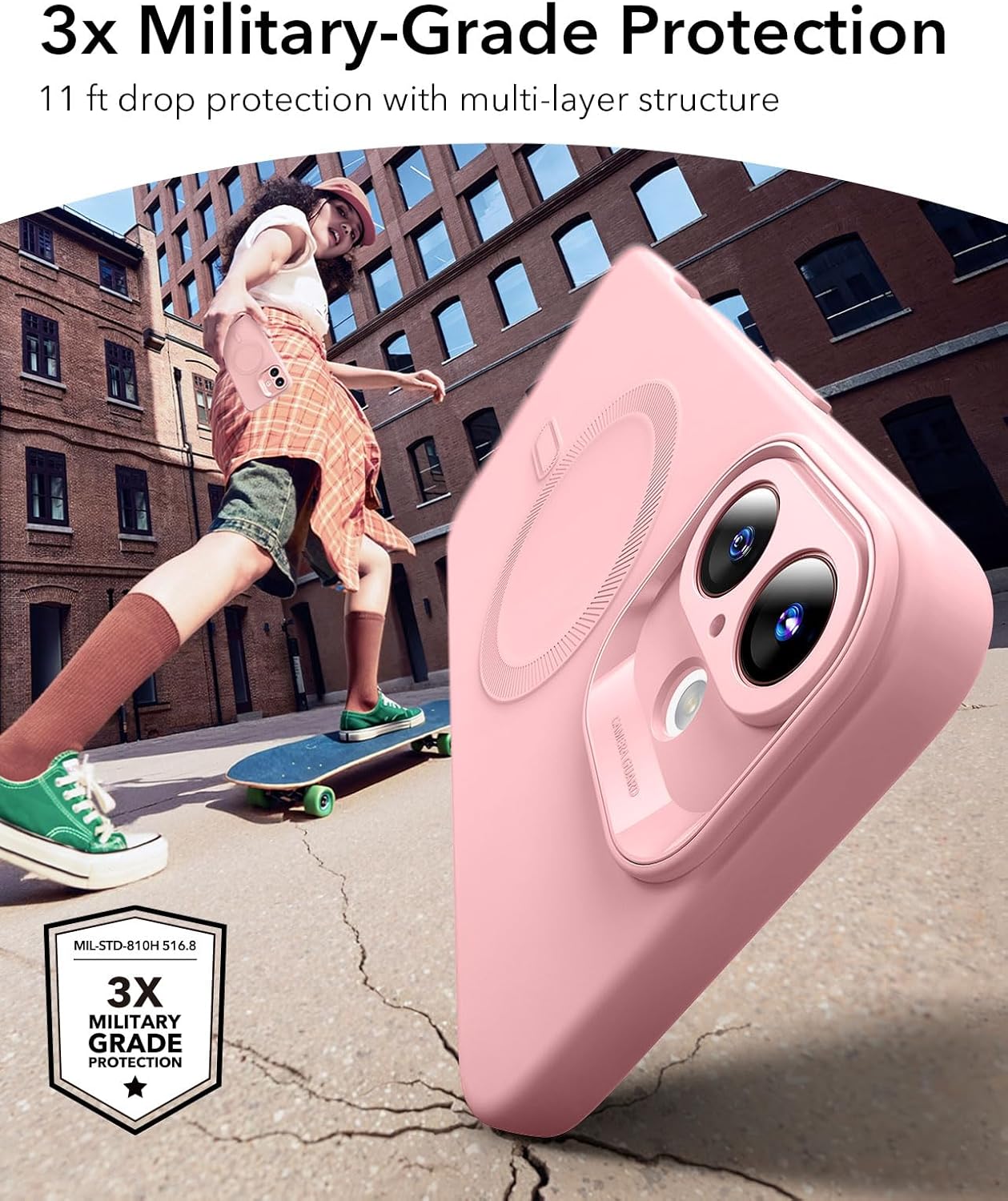 Θήκη ESR Cloud HaloLock MagSafe Pink iPhone 16 ΘΗΚΕΣ ESR Θήκη ESR Cloud HaloLock MagSafe Pink iPhone 16 - Image 2