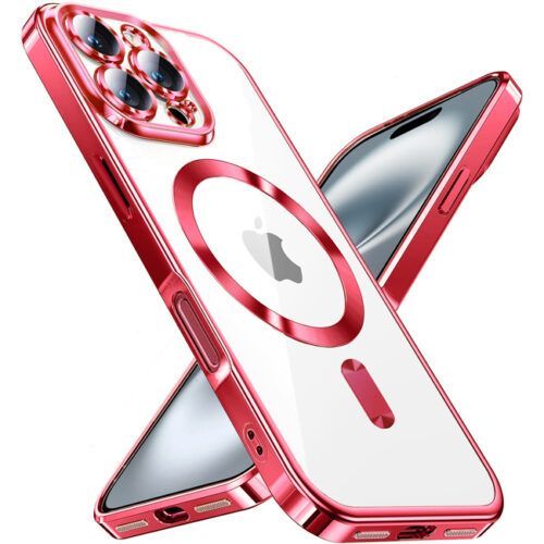 Θήκη Orso Magsafe Camera Protection Bare Look Red iPhone 16 Pro
