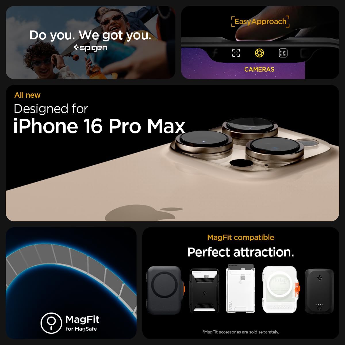 Θήκη Spigen Ultra Hybrid MagSafe Gold iPhone 16 Pro Max ΘΗΚΕΣ Spigen Θήκη Spigen Ultra Hybrid MagSafe Gold iPhone 16 Pro Max - Image 7
