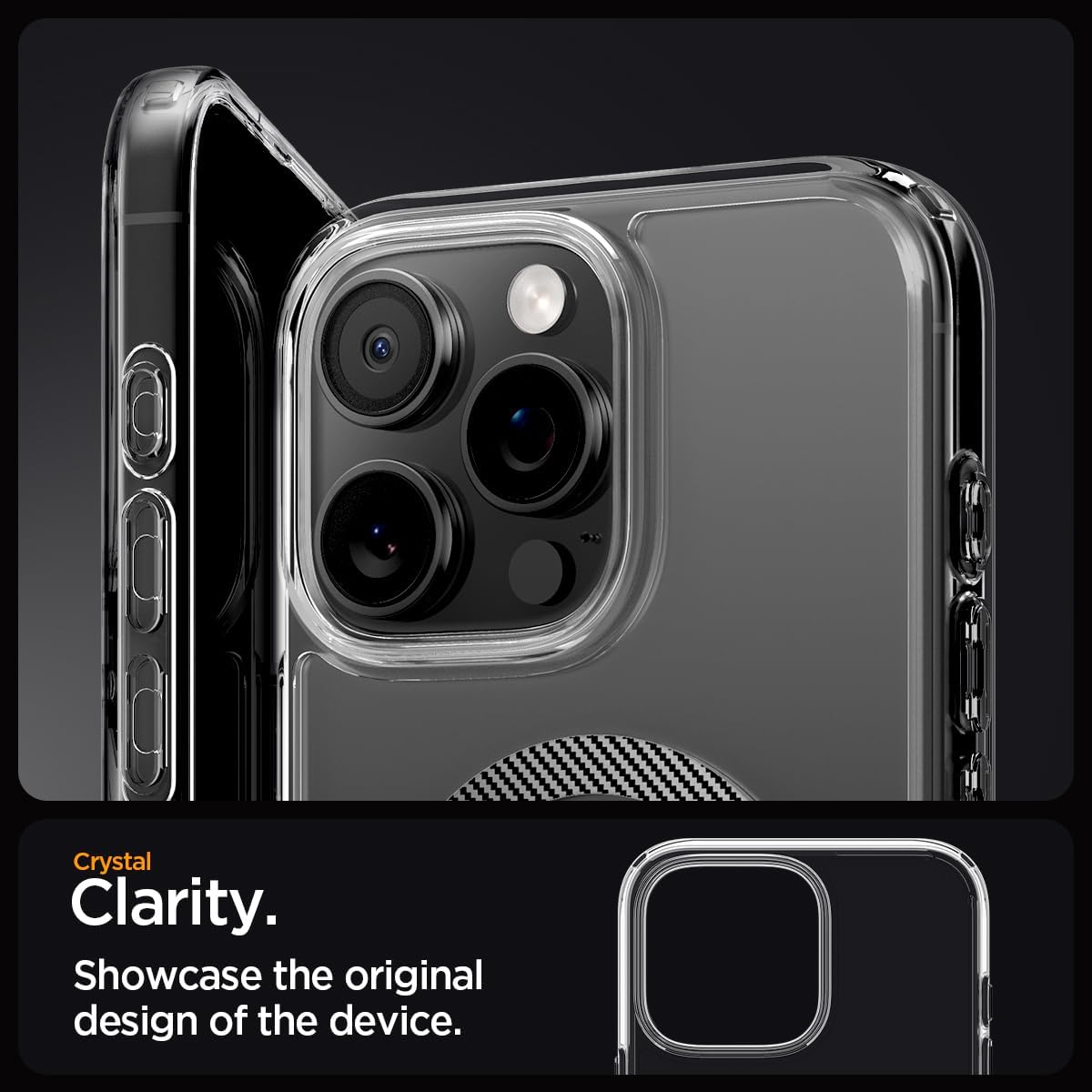 Θήκη Spigen Ultra Hybrid MagSafe Carbon Fiber iPhone 16 Pro Max ΘΗΚΕΣ Spigen Θήκη Spigen Ultra Hybrid MagSafe Carbon Fiber iPhone 16 Pro Max - Image 3