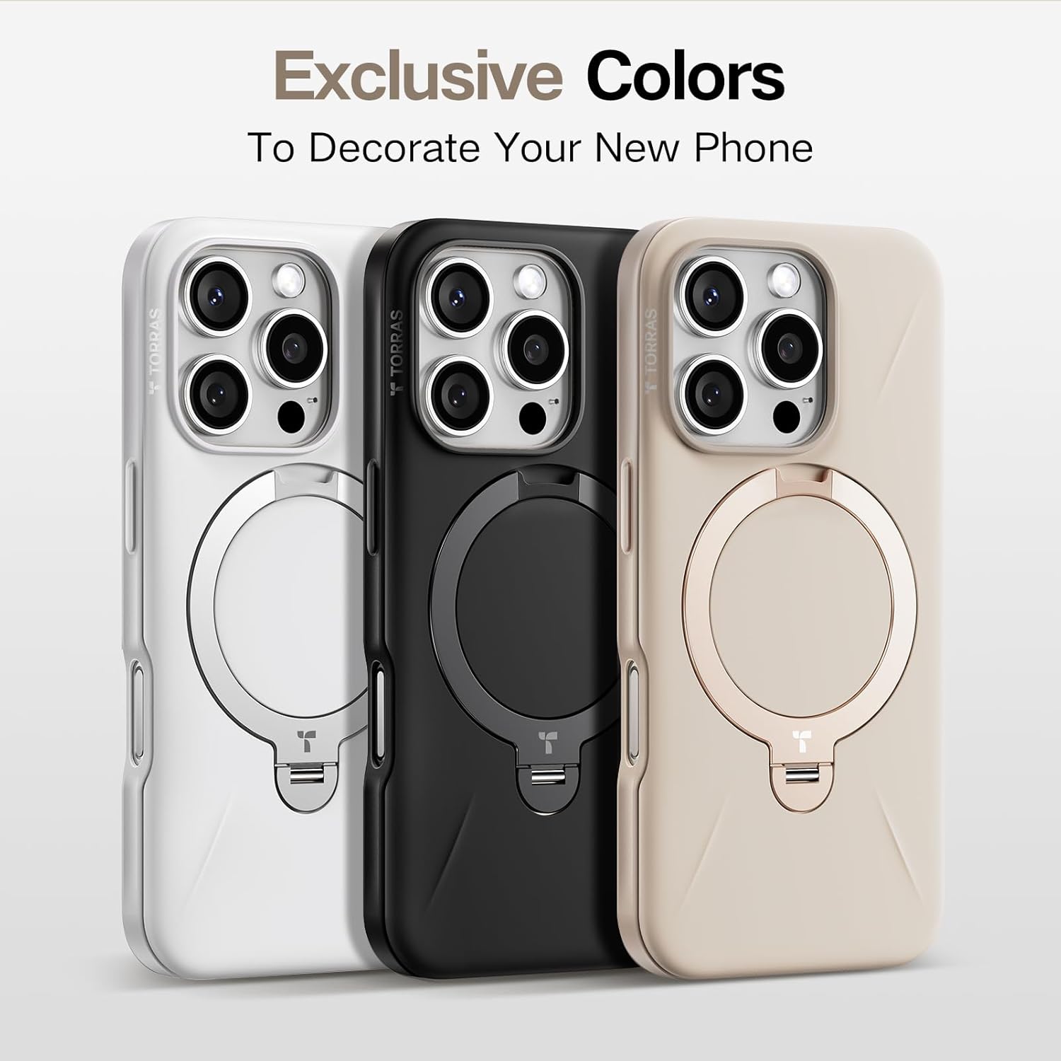 Θήκη Torras Ostand Spin Fusion MagSafe Kickstand Desert Gold iPhone 16 Pro ΘΗΚΕΣ TORRAS Θήκη Torras Ostand Spin Fusion MagSafe Kickstand Desert Gold iPhone 16 Pro - Image 4