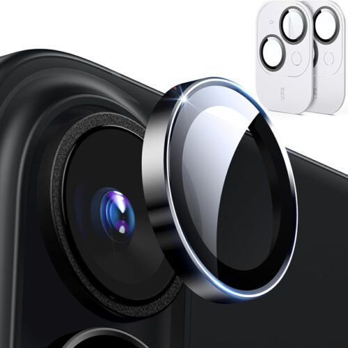 (2-Pack) ESR Armorite Tempered Glass Camera Lens Black iPhone 16 /16 Plus ΠΡΟΣΤΑΣΙΑ ΟΘΟΝΗΣ ESR (2-Pack) ESR Armorite Tempered Glass Camera Lens Black iPhone 16 /16 Plus