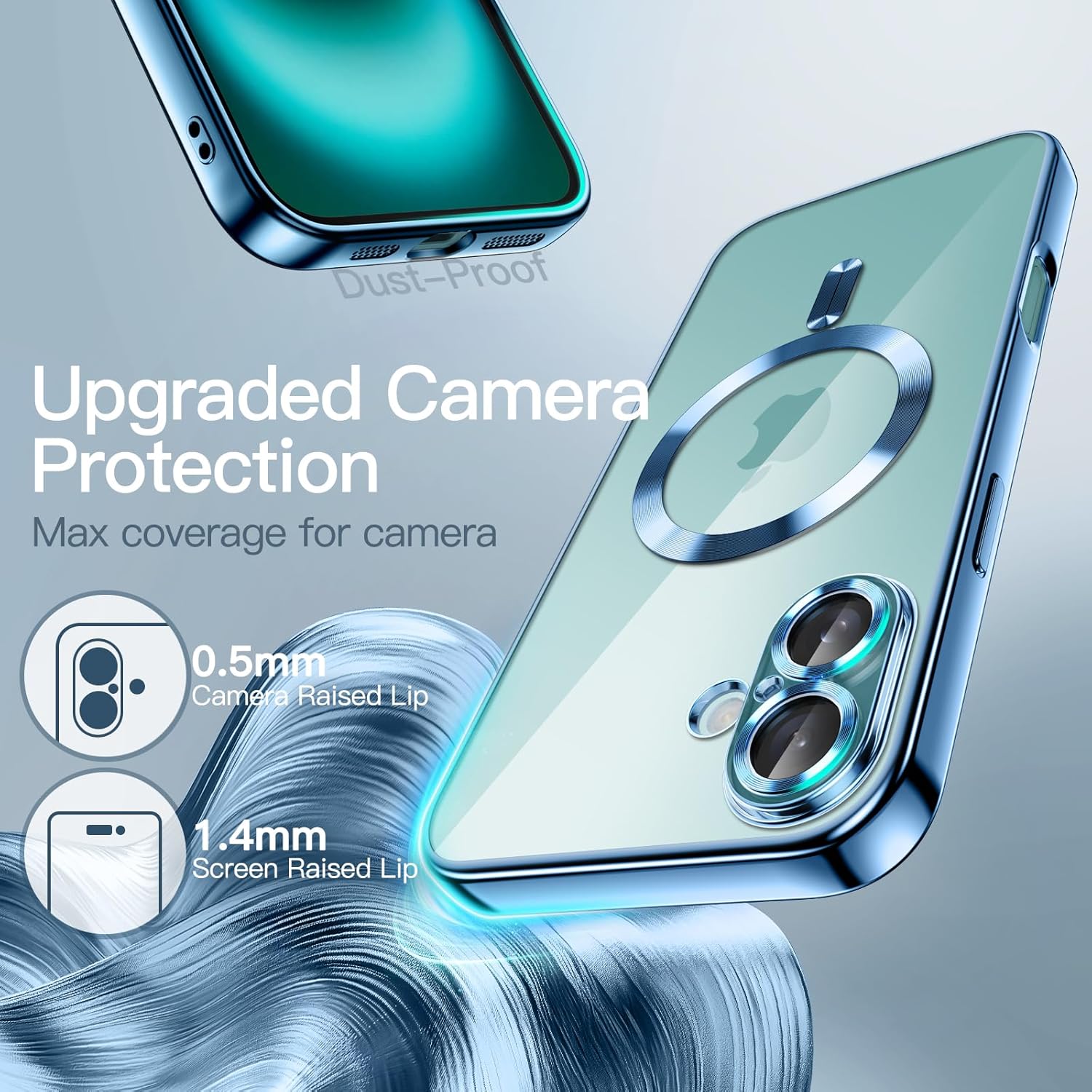 Θήκη Orso Magsafe Camera Protection Bare Look Ultramarine iPhone 16 ΘΗΚΕΣ Orso Θήκη Orso Magsafe Camera Protection Bare Look Ultramarine iPhone 16 - Image 5