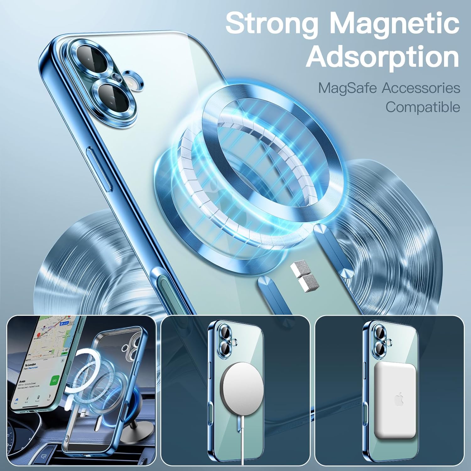 Θήκη Orso Magsafe Camera Protection Bare Look Ultramarine iPhone 16 ΘΗΚΕΣ Orso Θήκη Orso Magsafe Camera Protection Bare Look Ultramarine iPhone 16 - Image 3