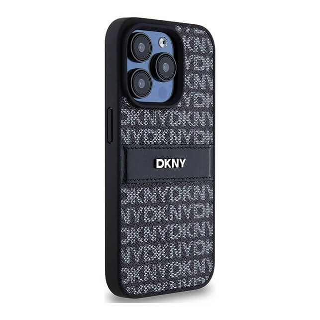 Θήκη DKNY Leather Repeat Pattern Metal Logo Black iPhone 15 Pro Max ΘΗΚΕΣ DKNY Θήκη DKNY Leather Repeat Pattern Metal Logo Black iPhone 15 Pro Max - Image 3