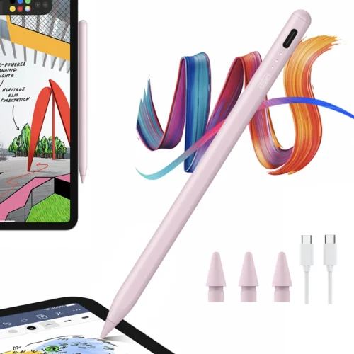 ESR Digital iPad Stylus Pencil with Magnetic Attachment Pink GADGETS ESR ESR Digital iPad Stylus Pencil with Magnetic Attachment Pink