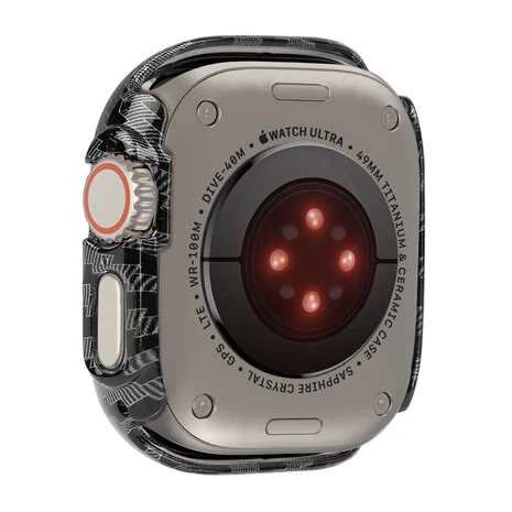 Θήκη 2-in-1 Hard Frame Carbon + Tempered Glass Apple Watch 49mm APPLE WATCH Orso Θήκη 2-in-1 Hard Frame Carbon + Tempered Glass Apple Watch 49mm - Image 4